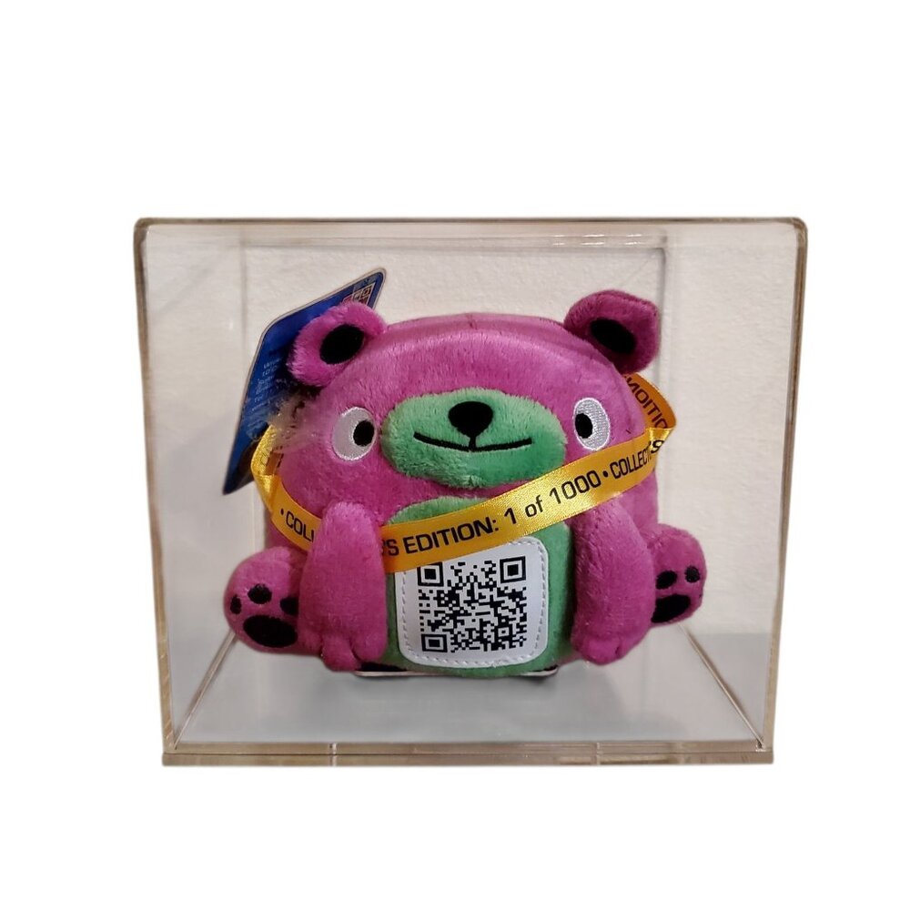Scanimalz Purple Green Beta Bear Collector's Edition Toy in Sealed Case